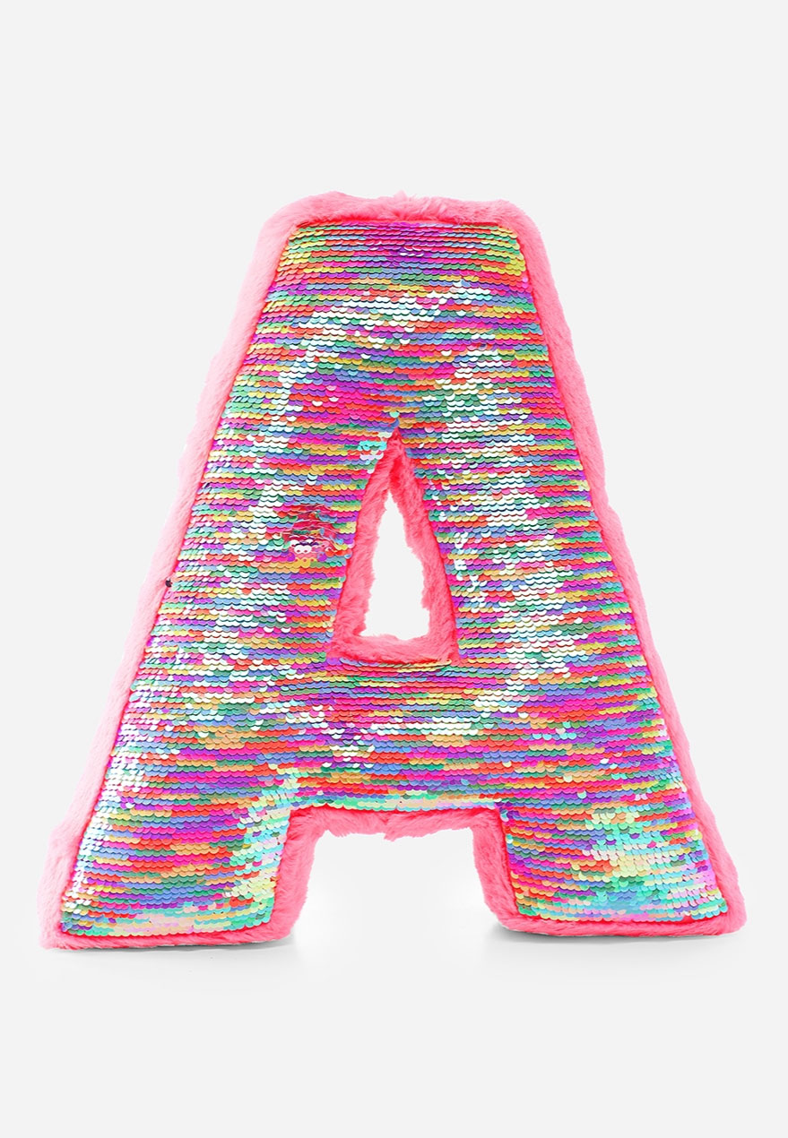 Justice unicorn initial pillow new arrivals