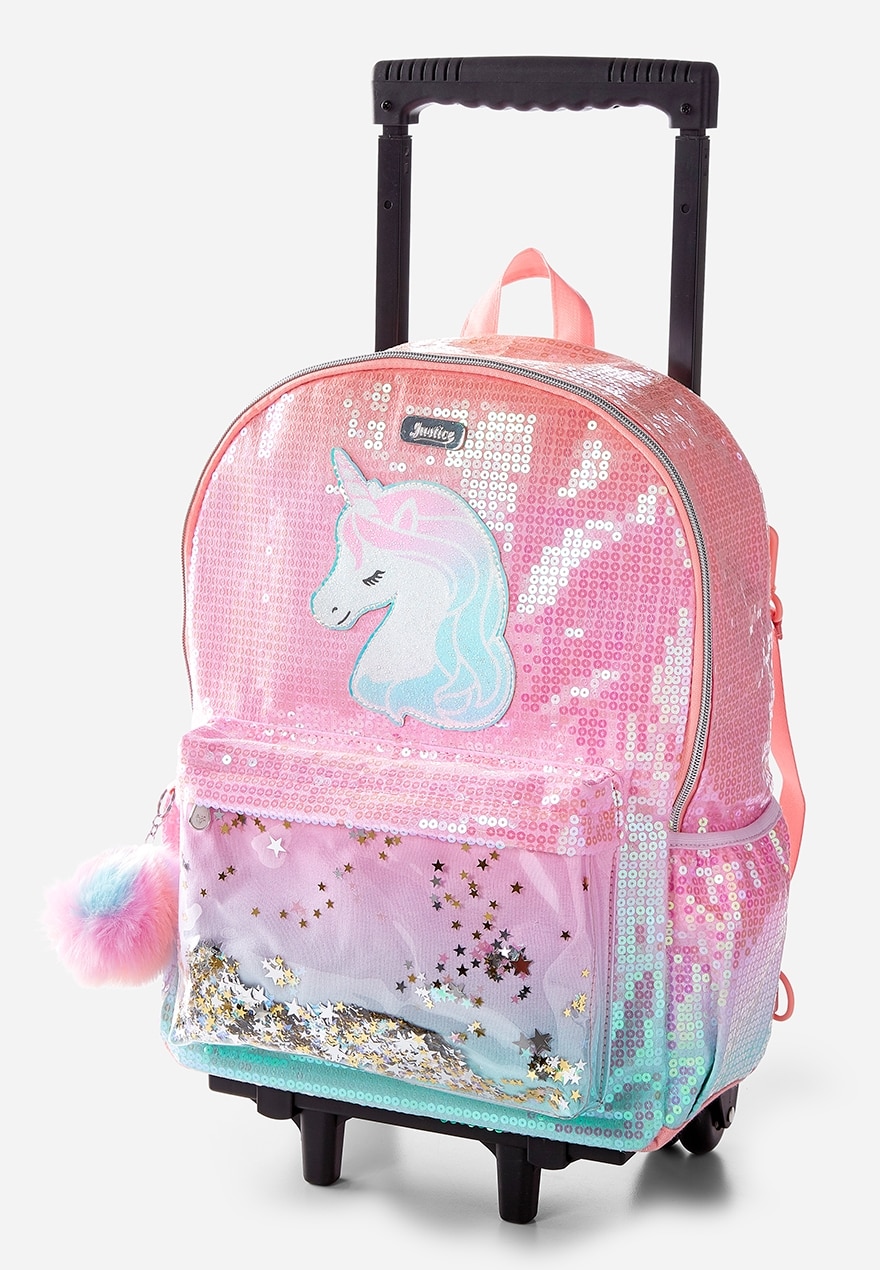 Ombre shaky non-initial roller bag