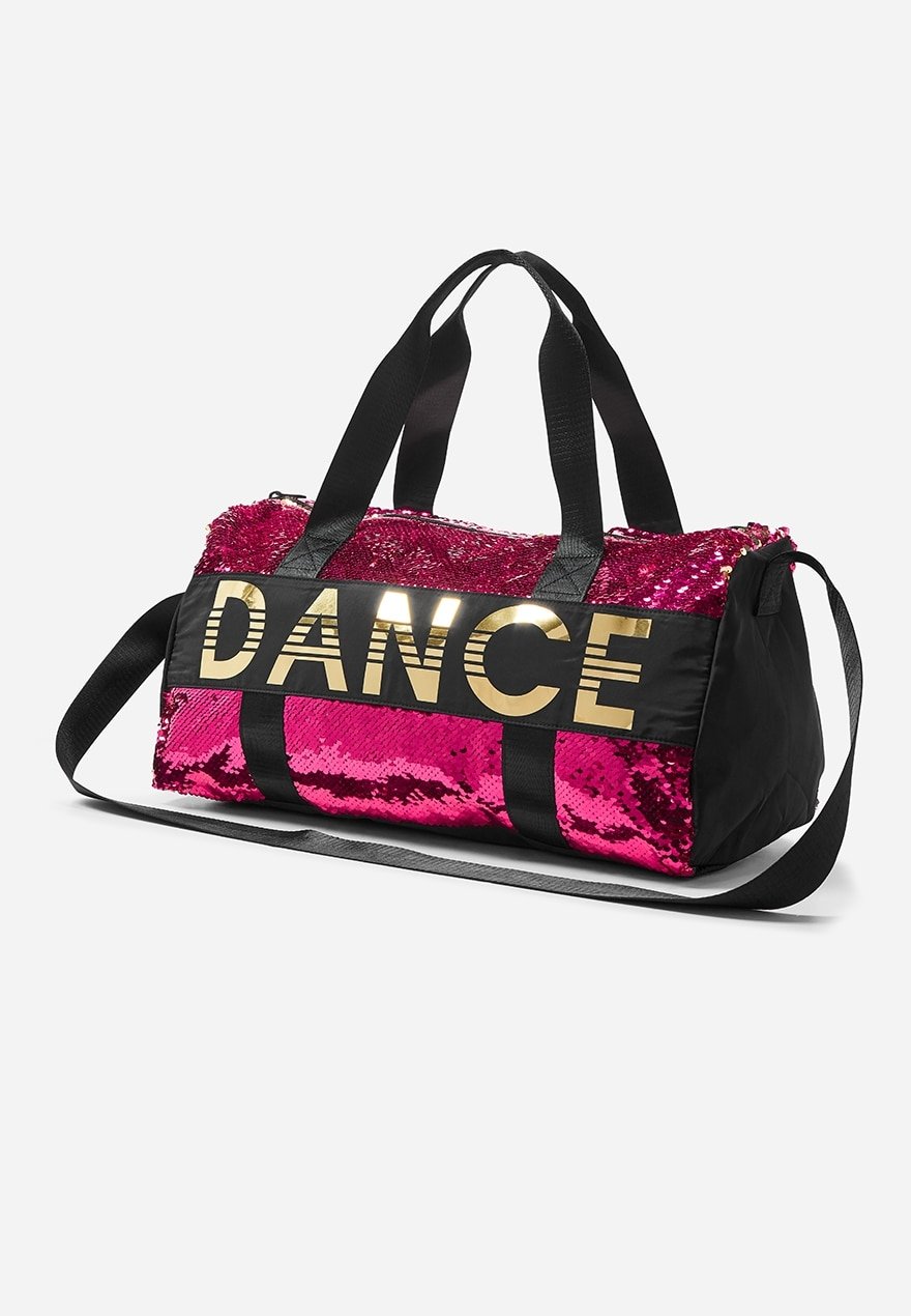 Flip sequin dance duffle bag